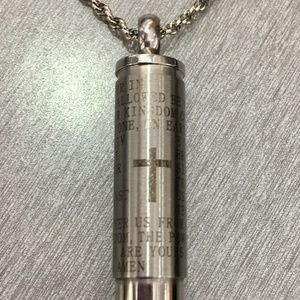 20" 3 MM Rope Chain with St Steel Urn/Med Holder